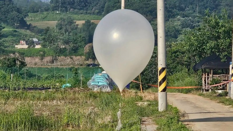 North Korea sent hundreds of balloons, many filled with manure, into South Korea.