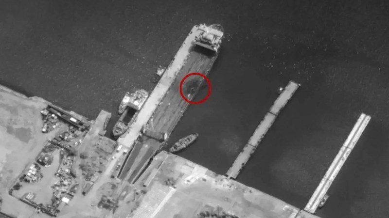 Ukraine released satellite imagery it says showed two Russian ships damaged by U.S. donated ATACMS.