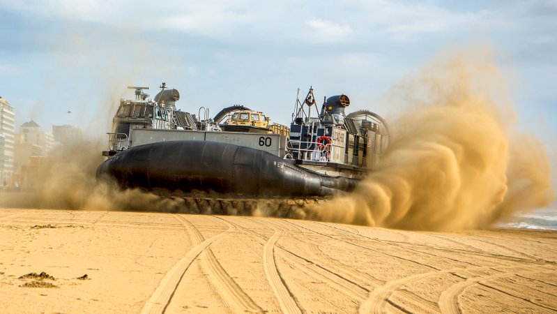 Why no LCAC used in Gaza aid mission.