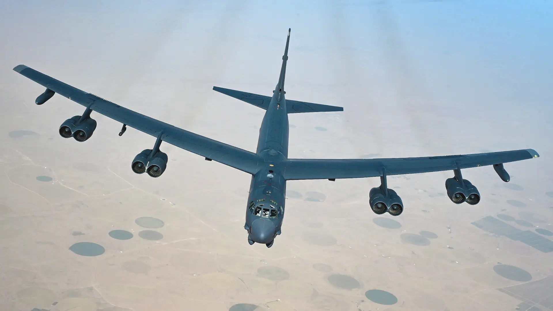 USAF B-52 in flight