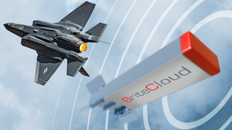 An active expendable decoy, or AED capability has been tested and integrated on U.S. F-35 stealth fighters, resulting in a decision to field this operationally. The move apparently involves the British-made Leonardo BriteCloud, a small active-radar decoy that we have discussed at length in the past and which promises to enhance the F-35’s ability to defeat various types of air defense system threats.