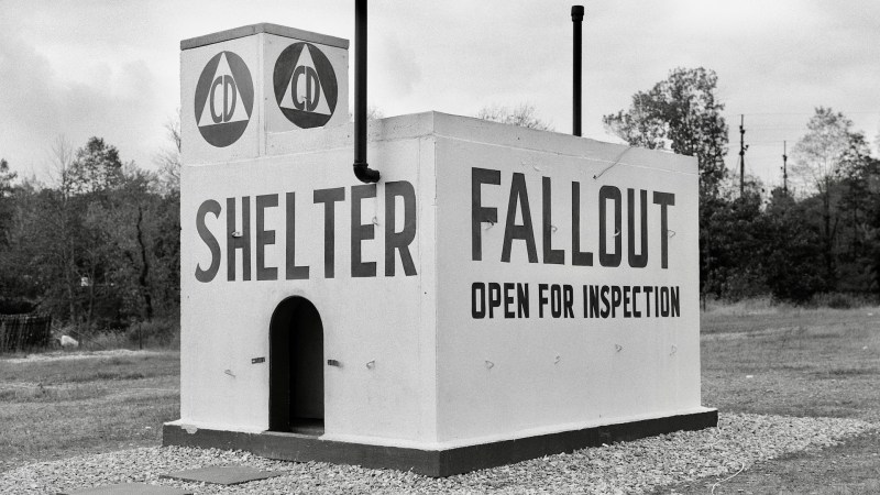 A 1950s civil defense shelter