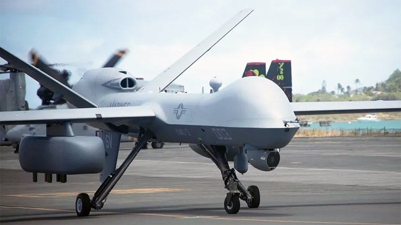 MQ-9 with new electronic warfare pod