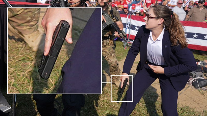 Secret Service agent seen with a Glock 19 MOS without a red dot as part of trump's personal protection detail.