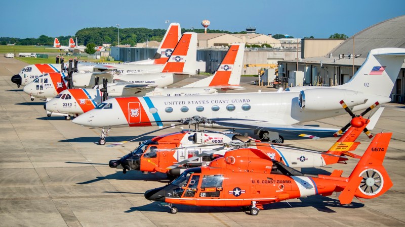 In a rare and impressive gathering, every airframe in the U.S. Coast Guard fleet converged at one location on 14 June 2024.