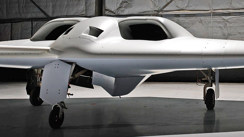 Northrop Grumman has offer a new and interesting look at its secretive XRQ-73 drone.