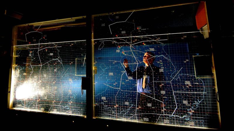 The Control Room at the York Bunker which was used at the height of the Cold War following its construction in 1961. (Photo by John Giles - PA Images/PA Images via Getty Images)