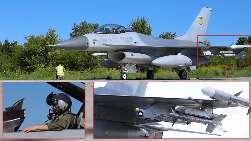 F-16s for Ukraine arrive with weapons