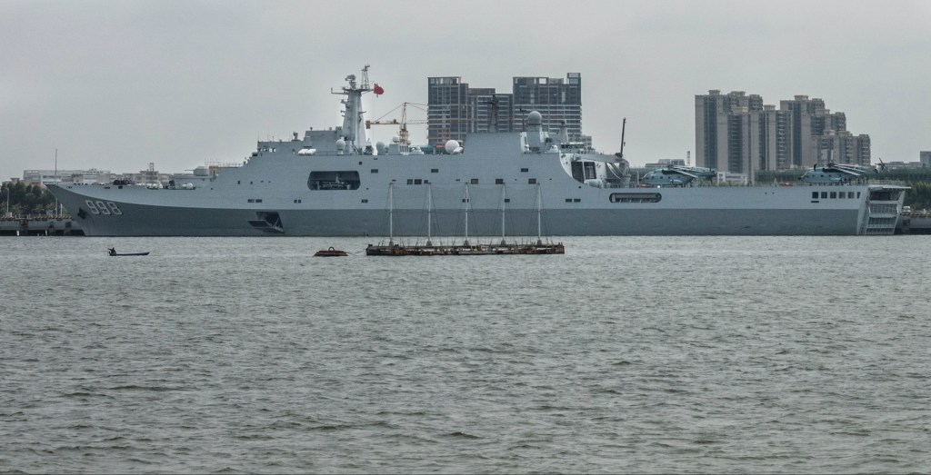 Laser Weapon Appears On Chinese Amphibious Assault Ship