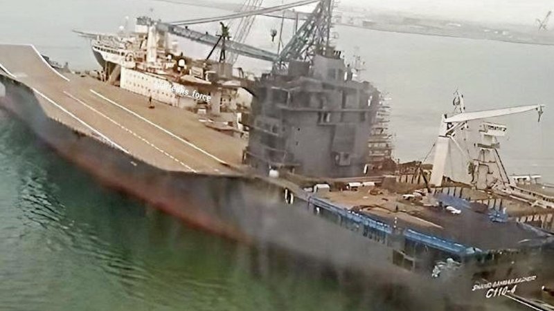 A newly emerged photo provides our best look so far at the unusual layout of Iran’s intriguing drone-carrier ship, the IRGC Shahid Bagheri, including its angled flight deck. Converted from an existing commercial vessel, this so-called “forward base ship” design is definitely topical considering the kind of anti-shipping campaign currently being waged by Iranian proxies in the Red Sea and, according to the U.S., by Iran, increasingly further afield.