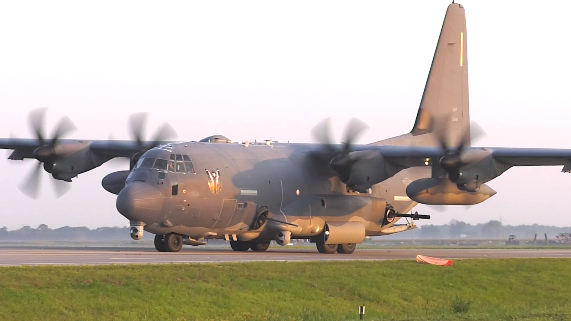 The US Air Force says an AC-130J Ghostrider gunship has operated from a highway for the first time as part of the service's larger push to reduce its dependence on traditional runways. This is also comes amid questions about the future of the gunships in future high-end fights.