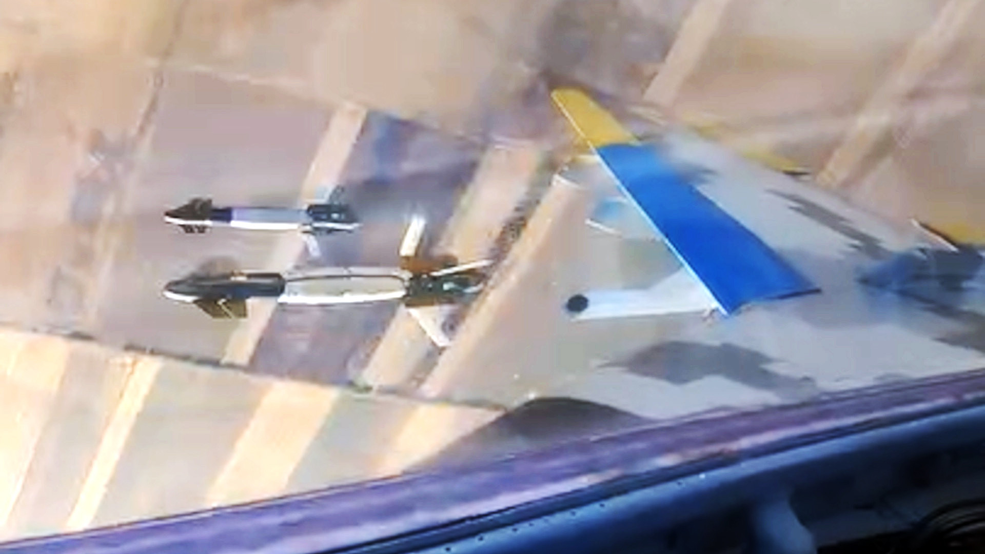 The Ukrainian Air Force has released a video offering the best look to date of one of the country's MiG-29 Fulcrum fighters employing French-made AASM-250 Hammer precision-guided bombs.