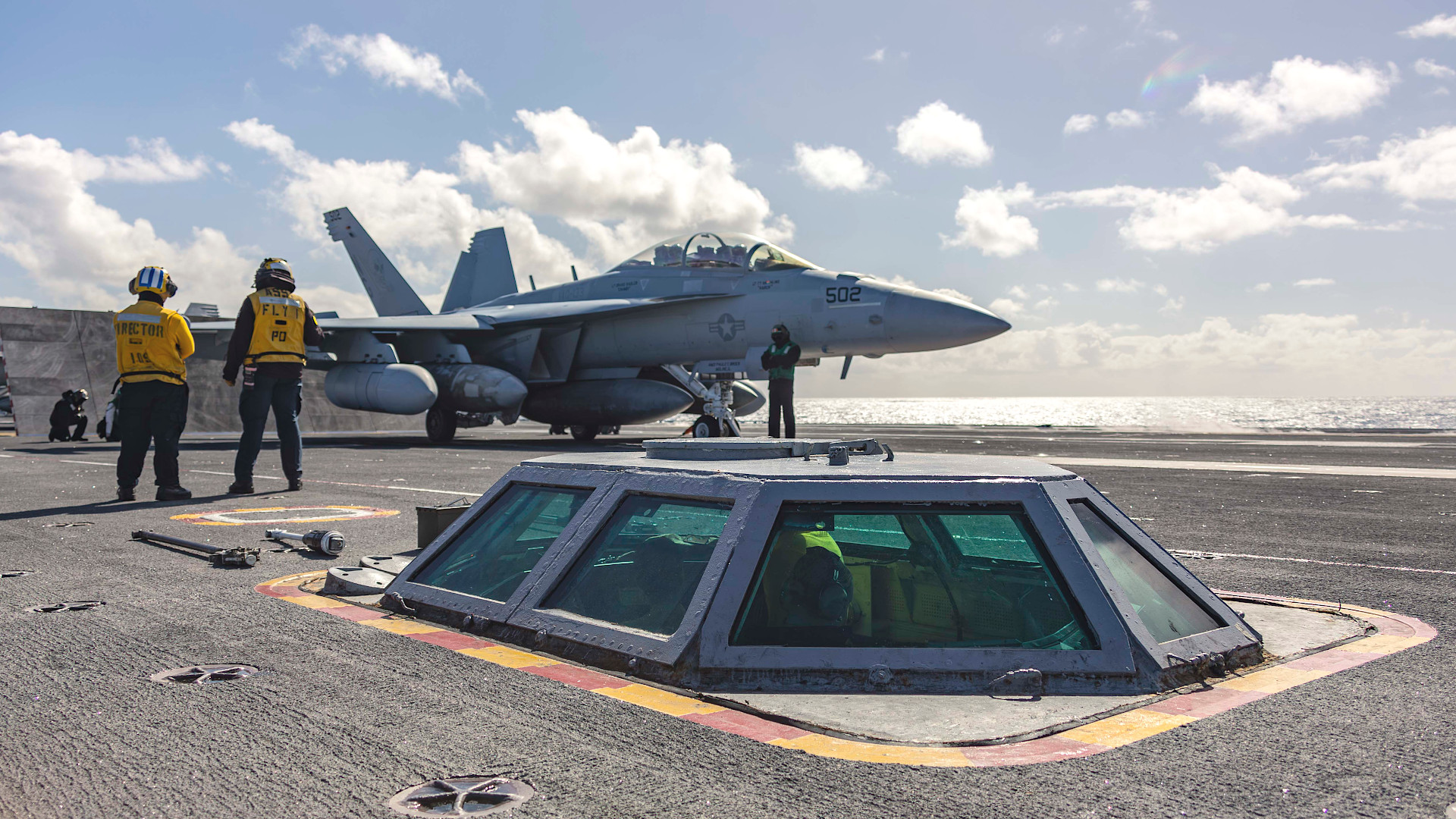 EA-18G Growlers With New Jamming Pods Onboard Carrier Heading To Middle ...