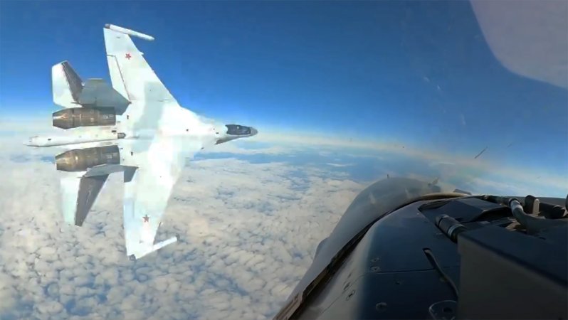 NORAD F-16 and SU-35