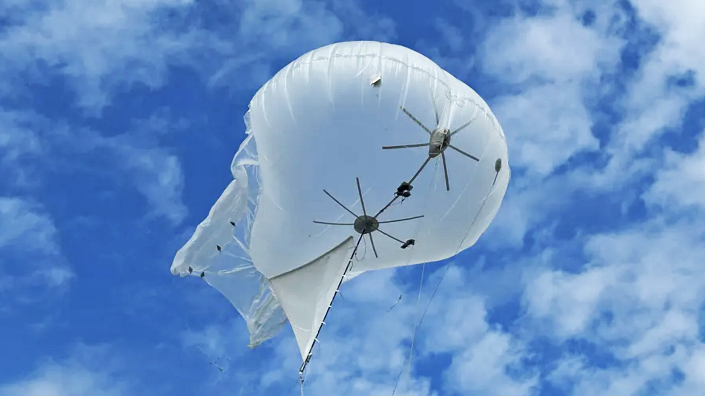 Ukraine has developed a balloon-carried electronic warfare system designed to detect enemy drone operators, which can then be targeted, offering a more comprehensive solution than tackling individual drones. While the status of the system, known as Aero Azimuth, is unclear, its unveiling points to a resurgence in interest in elevated sensors, especially mounted of aerostats.