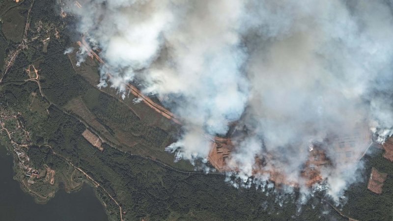 A huge explosion has rocked the Tver region, in the west of Russia, with initial reports indicating that Ukrainian long-range attack drones targeted an ammunition depot there. Videos and pictures on social media from the scene show an initial explosion, with a very large fireball, followed by a significant visible shockwave, then several minutes’ worth of secondary explosions illuminating the night sky.