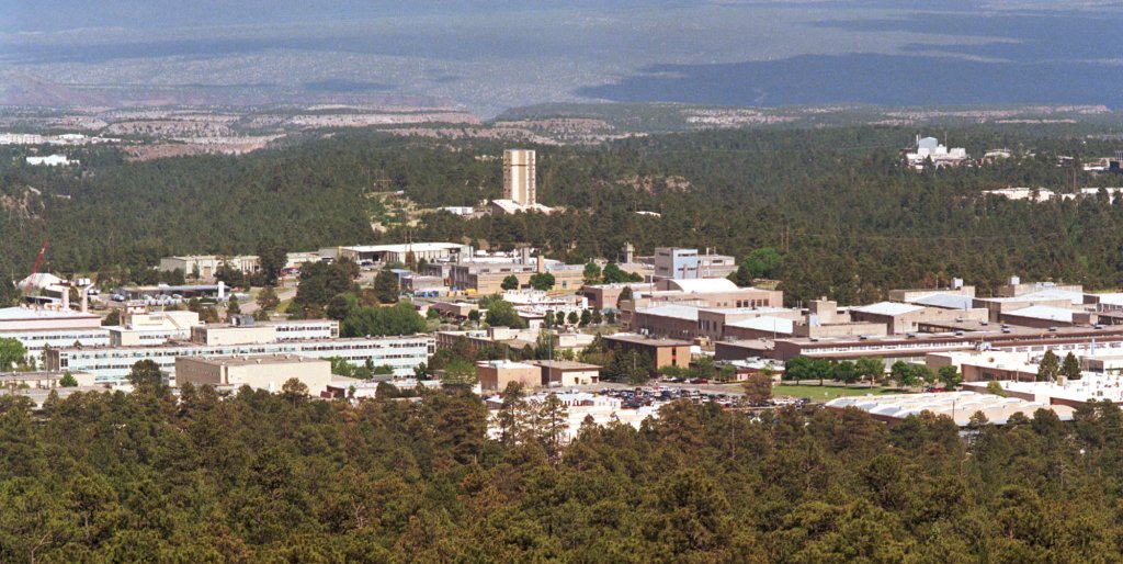 The Los Alamos Laboratory and the town of Los Alamos June 14, 1999. The Los Alamos lab, located with the town of Los Alamos approximately 35 miles northwest of Santa Fe, occupies 43 square miles of land in Northern New Mexico. Owned by the Department of Energy, Los Alamos has been managed by the University of California since 1943, when the Laboratory was born as part of the Manhattan Project to create the first atomic weapons during World War II. Allegations of espionage, from within Los Alamos National Laboratory, hit the headlines in March 1999 when scientist Wen Ho Lee was fired from the lab in New Mexico amid suspicions he passed classified information to China. He has not been charged with any crime, and through his lawyer he has denied providing nuclear secrets to China or anyone else. China has also denied spying or stealing U.S. nuclear secrets. (photo by Joe Raedle)