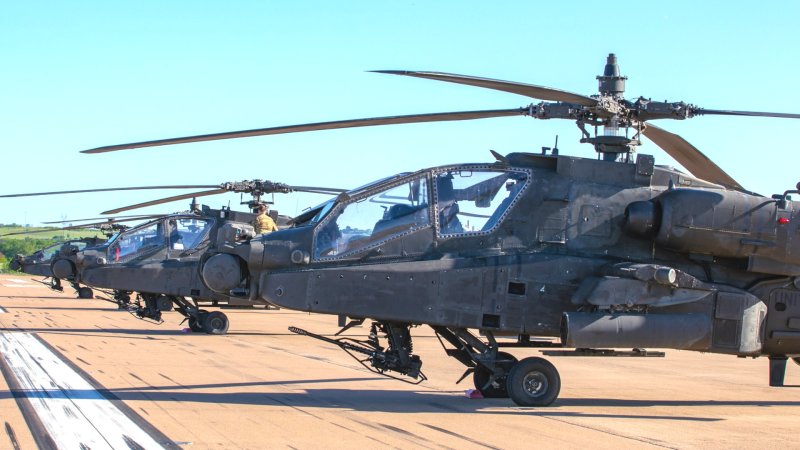 A total of 44 U.S. Army helicopters suffered various degrees of damage during a burst of extreme weather at Fort Carson in Colorado earlier this year.