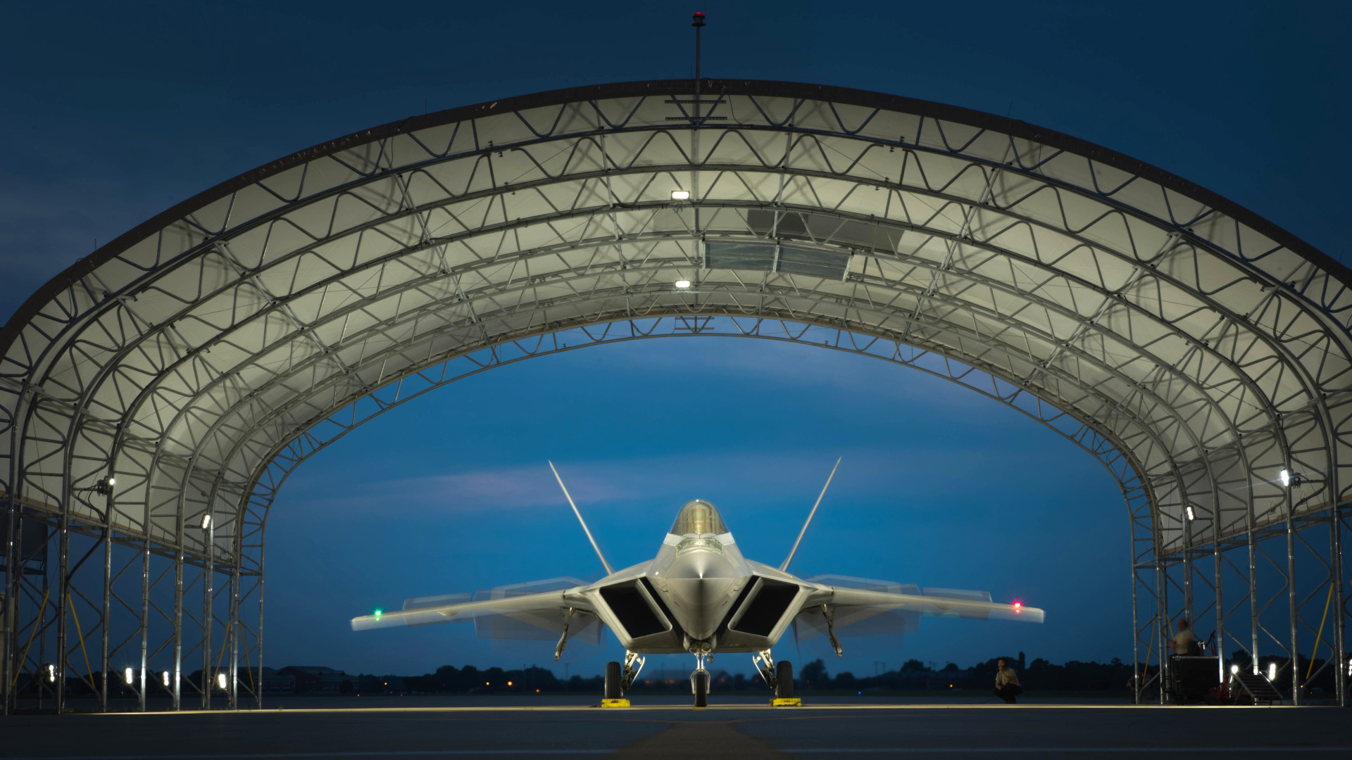 Protective Nets To Shield F-22s Eyed For Airbase Swarmed By Mystery Drones