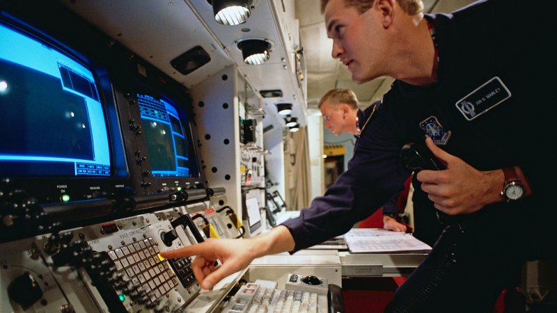 The U.S. Air Force staffs missile silos with officers ready to launch nuclear weapons in case of an attack on the United States.