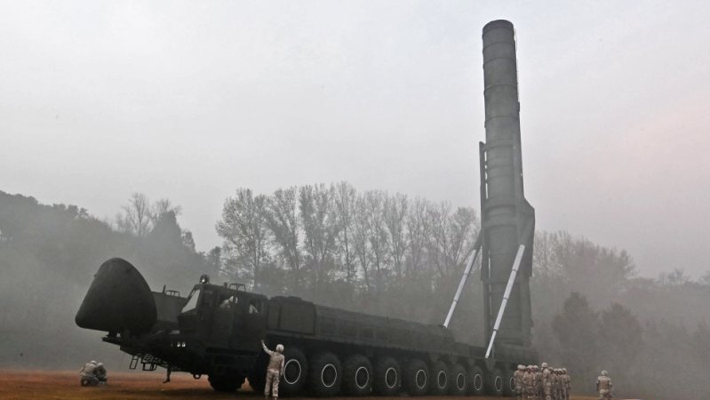 North Korea has tested an intercontinental ballistic missile (ICBM) that it claims is its longest-ranged so far. The announcement of the test of the Hwasong-19 comes amid large-scale U.S.-South Korean military maneuvers during which their aircraft have bombed mock-ups of North Korean ballistic missile launchers.