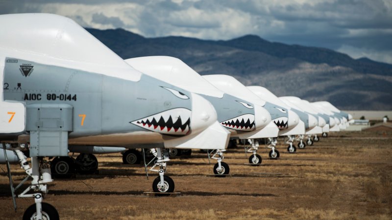 The U.S. Air Force sent at least 39 A-10s to the boneyard at Davis-Monthan Air Force Base in Arizona this year, more than double the number of Warthogs it sent into mothballs in 2023.