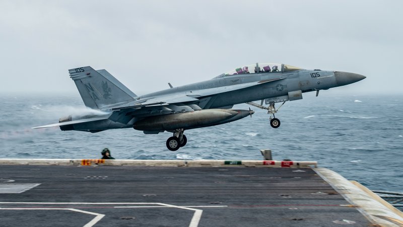 A U.S. Navy F/A-18F Super Hornet was conducting a refueling mission over the Red Sea when it was downed in a friendly fire incident this past weekend.