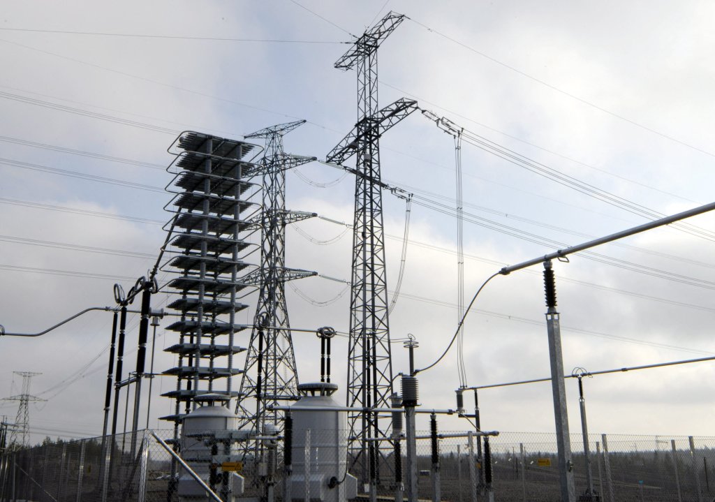 This photo taken on March 6, 2014 shows Fingrid's EstLink 2 transformer station in Anttila in Porvoo (Borga), Finland, on the day of the start of its operation between Finland and Estonia. Electricity between Finland and Estonia through the Estlink 2 connection is currently halted. According to Finnish grid operator Fingrid the subsea transmission line experienced an outage on Christmas Day December 25, 2024 at 12:26pm. Fingrid revealed that the cause of the fault is under investigation. (Photo by Markku Ulander / Lehtikuva / AFP) / Finland OUT (Photo by MARKKU ULANDER/Lehtikuva/AFP via Getty Images)