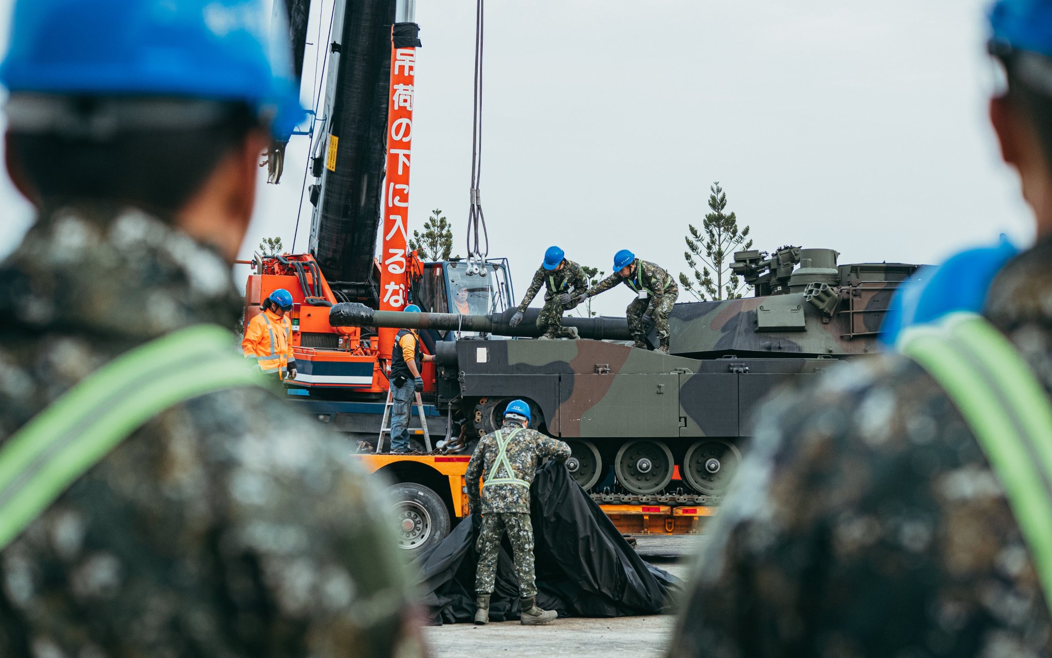 M1A2 Abrams Tanks Arrive In Taiwan