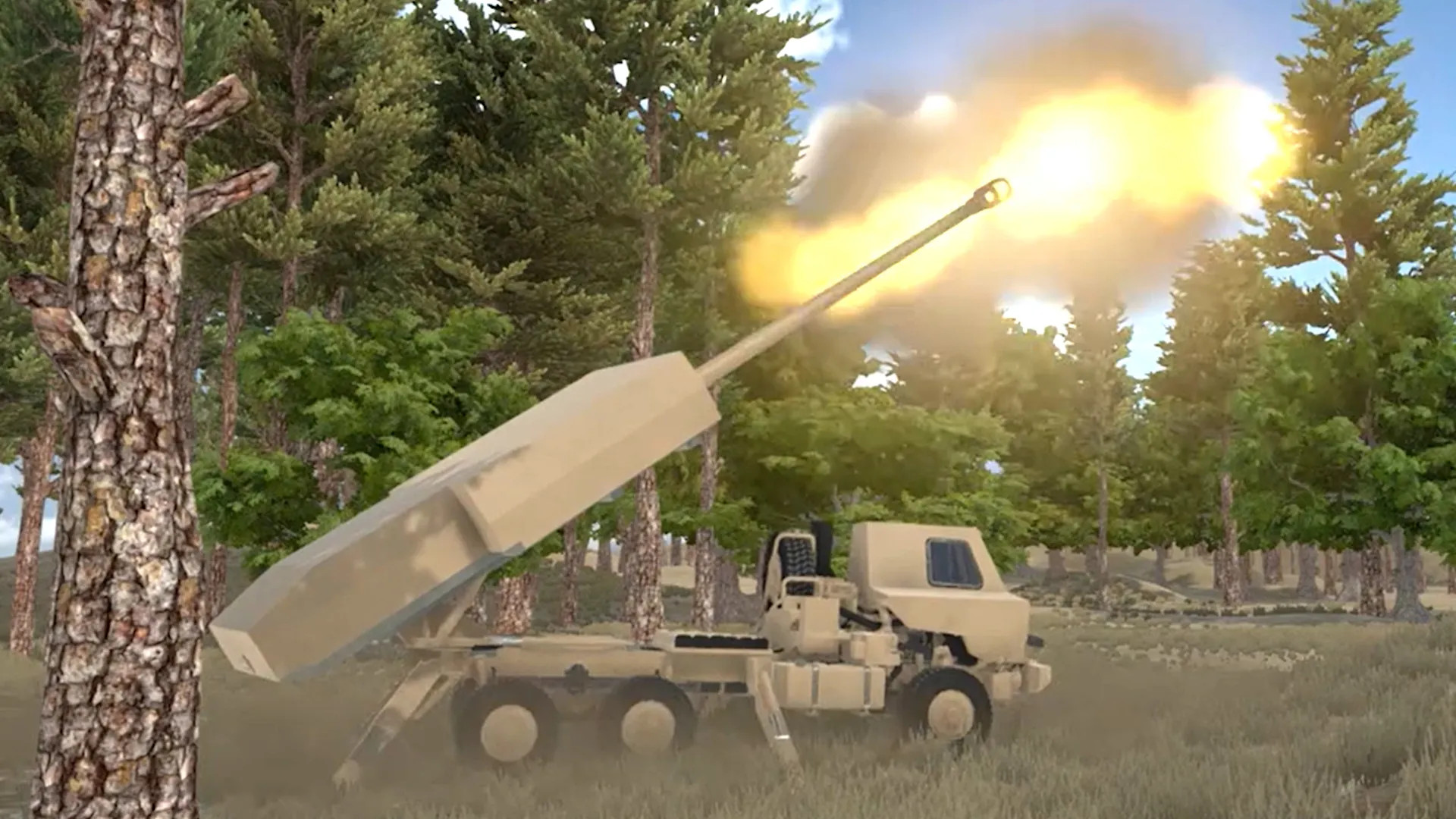 The U.S. Army says it is planning to award a sole-source contract to BAE Systems to produce a prototype self-propelled 155mm howitzer for use as a novel air defense system.