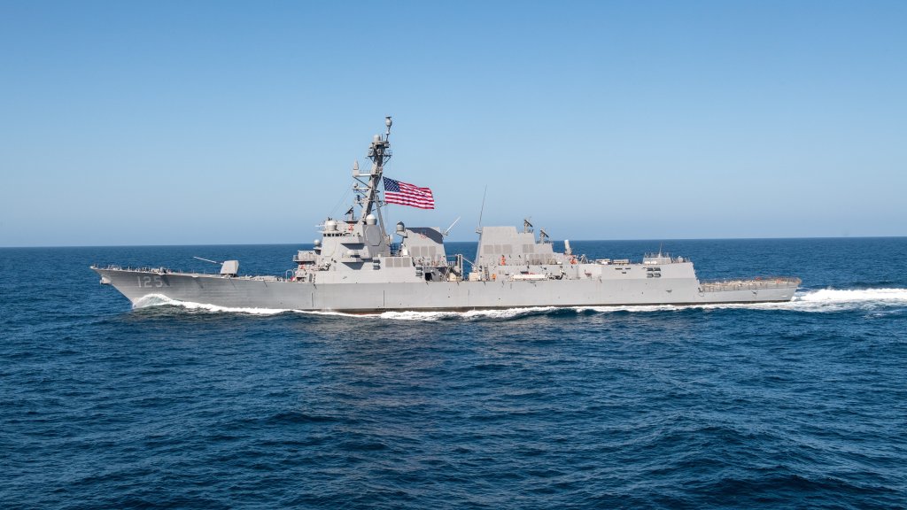 The Flight III Navy destroyer USS Jack H. Lucas (DDG-125).