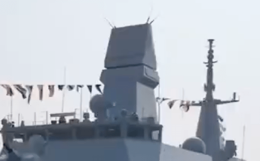 Active Electronically Scanned Array on Type 056B Frigate. (X.com)