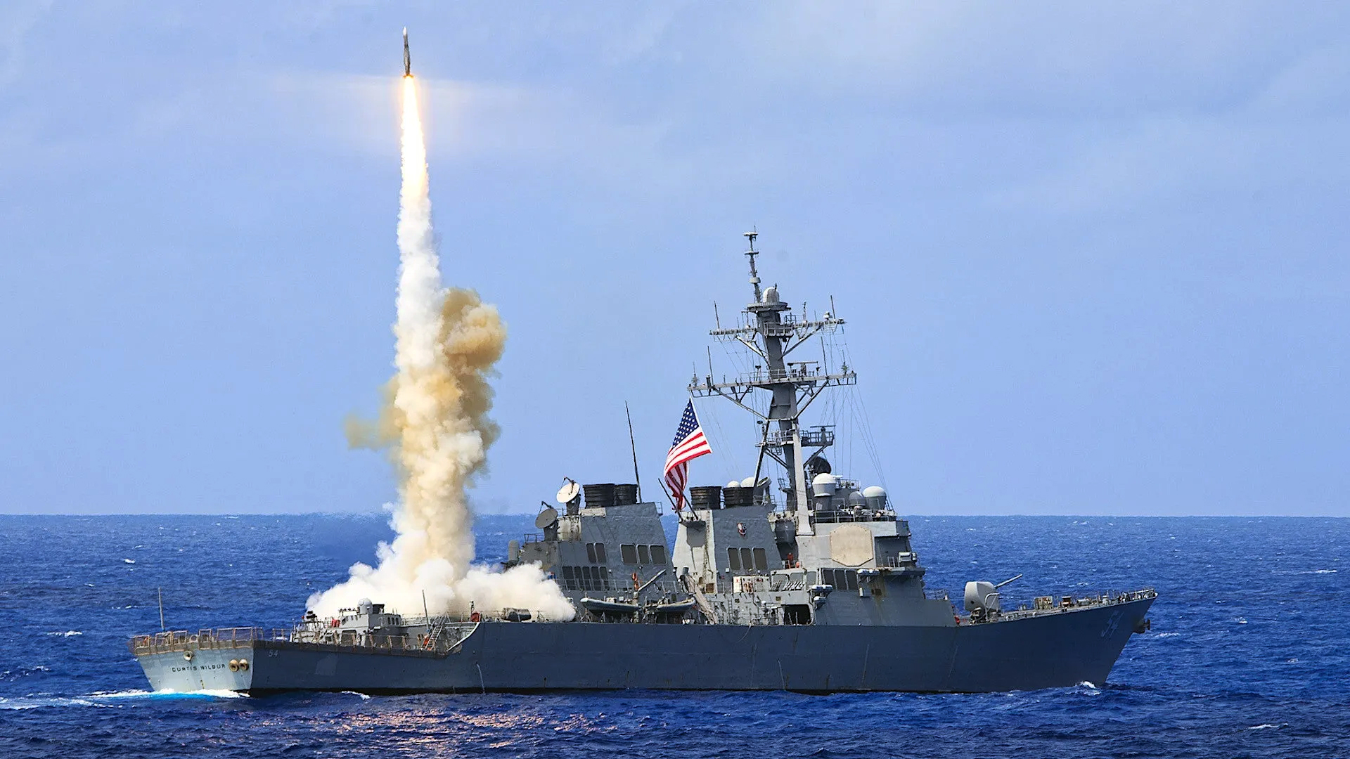 DDG missile firing. (U.S. Navy)