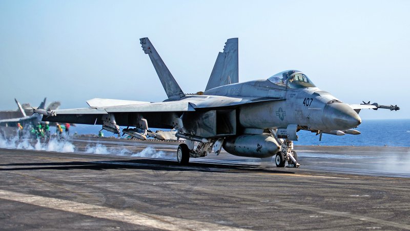 The U.S. Navy is now officially using "Murder Hornet" to refer to F/A-18E/F fighters armed with five AIM-120 Advanced Medium Range Air-to-Air Missiles (AMRAAM) and four AIM-9X Sidewinder.