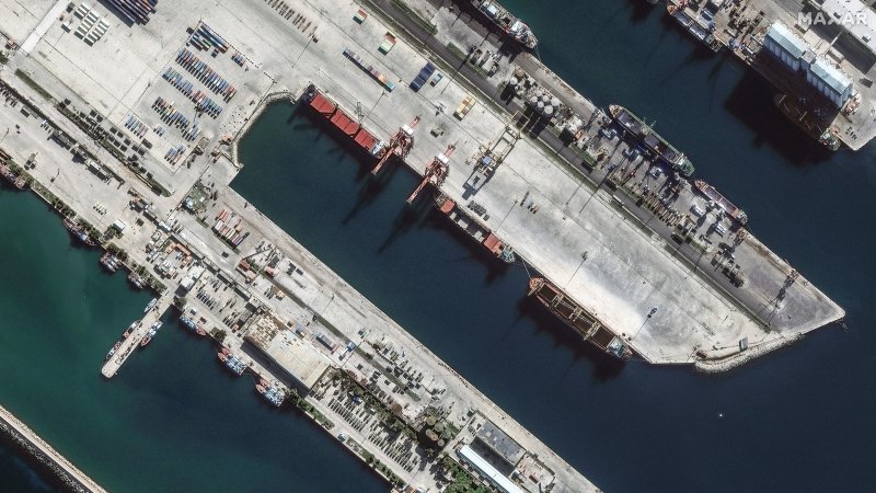 Satellite imagery shows clear indications that Russia's increasingly anticipated withdrawal of forces from its Tartus naval base in Syria has finally started.