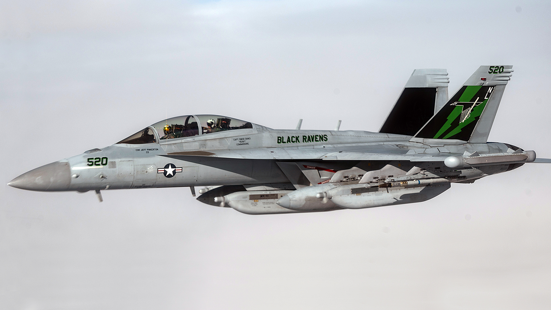 U.S. Navy EA-18G Growler from Electronic Attack Squadron 135