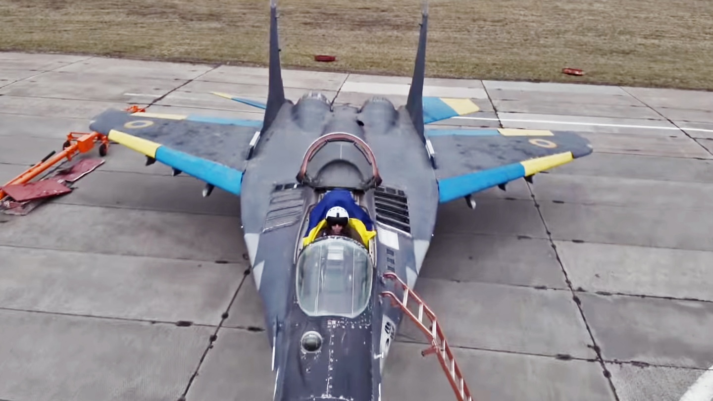 Since at least the summer of last year, the Ukrainian Air Force has been flying at least one mysterious, black-painted MiG-29 Fulcrum fighter. A recently published official video shows the jet in more detail, although it remains unclear exactly why it was repainted in this way.