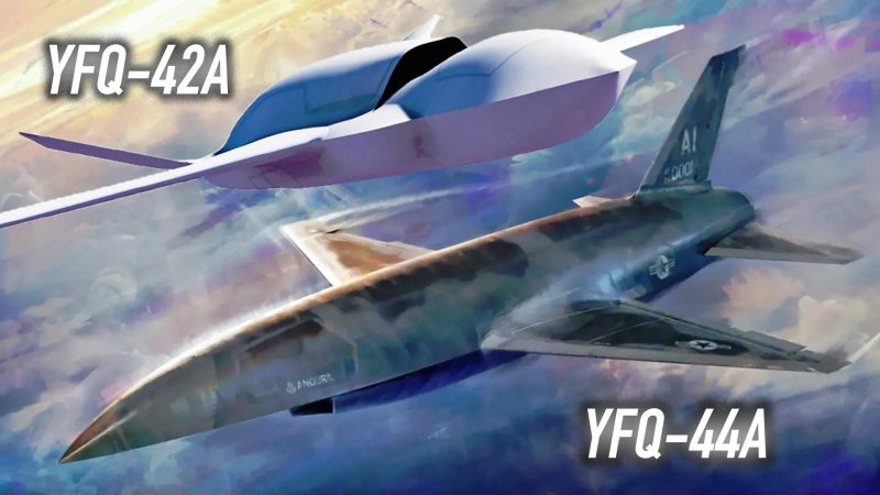 The U.S. Air Force has designated the drones that General Atomics and Anduril are currently developing as part of the first phase, or Increment 1, of the Collaborative Combat Aircraft program as the YFQ-42A and YFQ-44A, respectively.