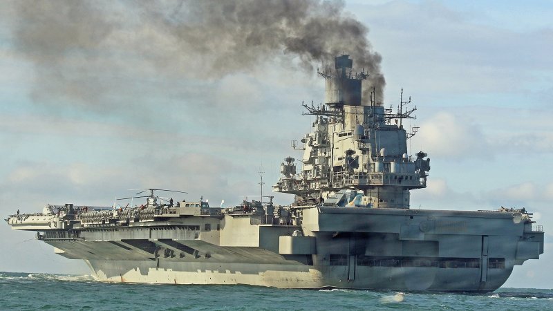 Russian Carrier Headed Home After Just Two Months Off Syrian Coast