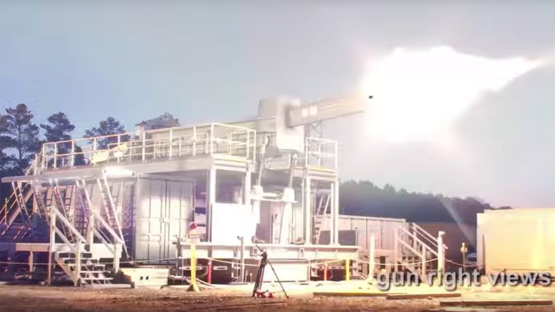 Watch the U.S. Navy Test Fire Its Much Touted Railgun