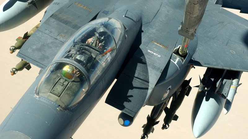 F-15E Shot Down “Predator-Sized” Drone That Attacked Coalition Forces In Syria