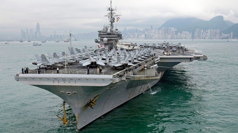 US Navy Looking At Bringing Retired Carrier USS Kitty Hawk Out Of Mothballs