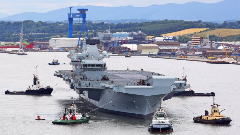 All You Need To Know About The Royal Navy’s New Carrier And Its Maiden Voyage