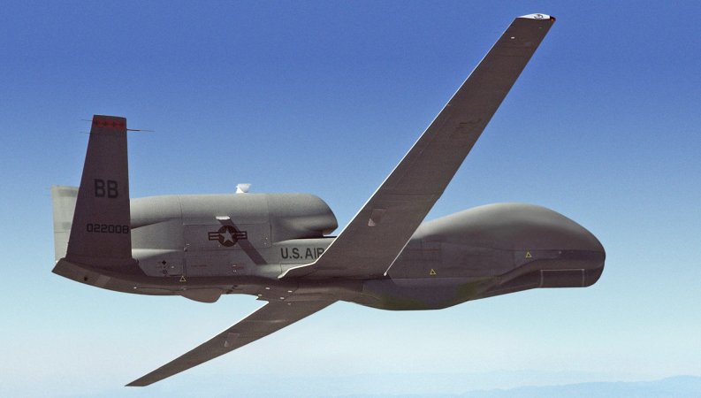 U.S. Air Force RQ-4 Global Hawk Drone Crashes in California