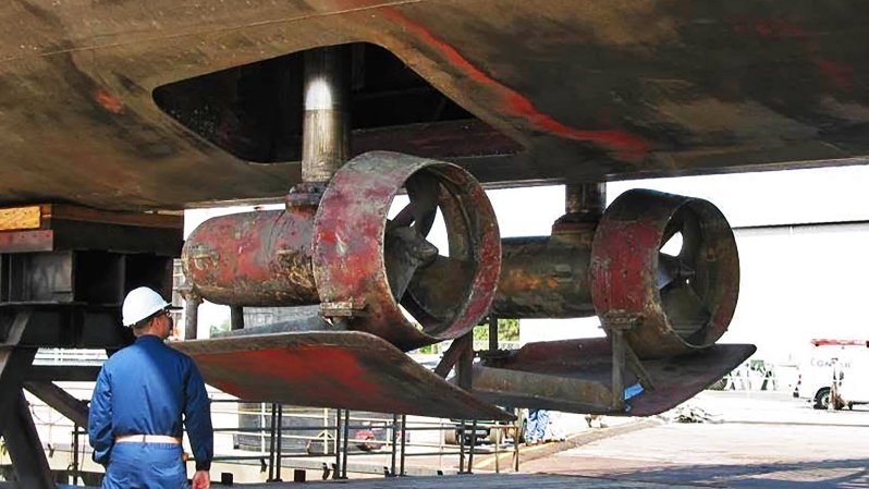 Perry Class Frigates Had These Crazy Pop-Out Auxiliary Propulsion Pods