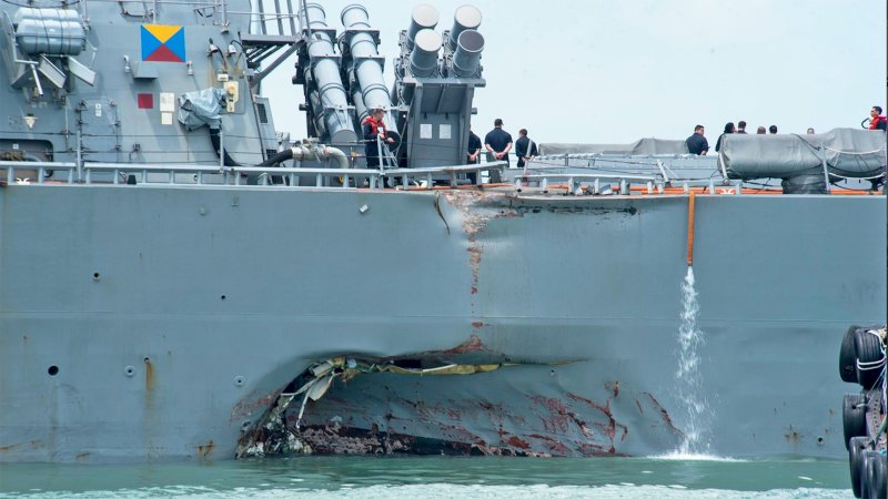 Navy Chief Orders Operational Pause And Deep Review After USS John S. McCain Collision