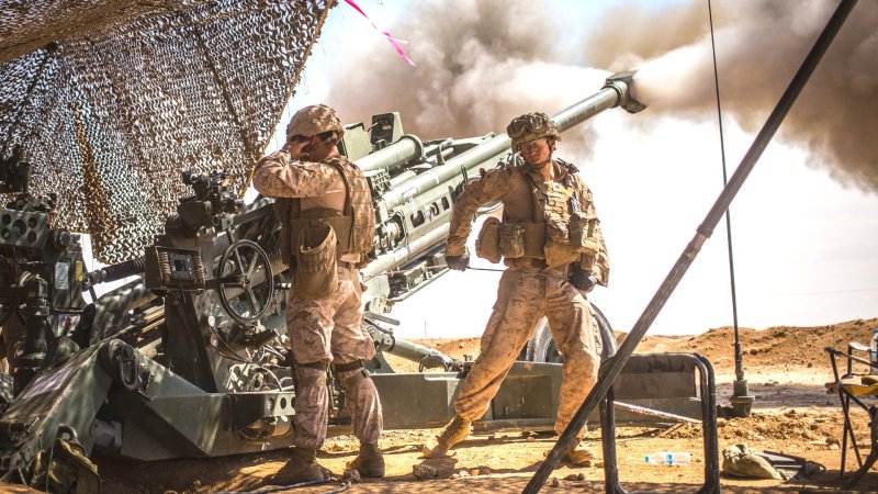 Marines “Burned Out” Two Howitzer Barrels During the Raqqa Offensive