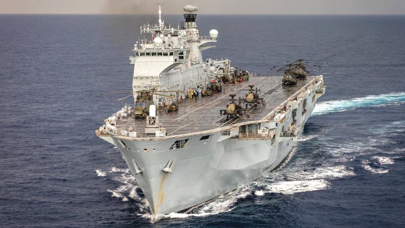 Brazil Is Reportedly Buying the Royal Navy’s Only Helicopter Carrier On the Cheap