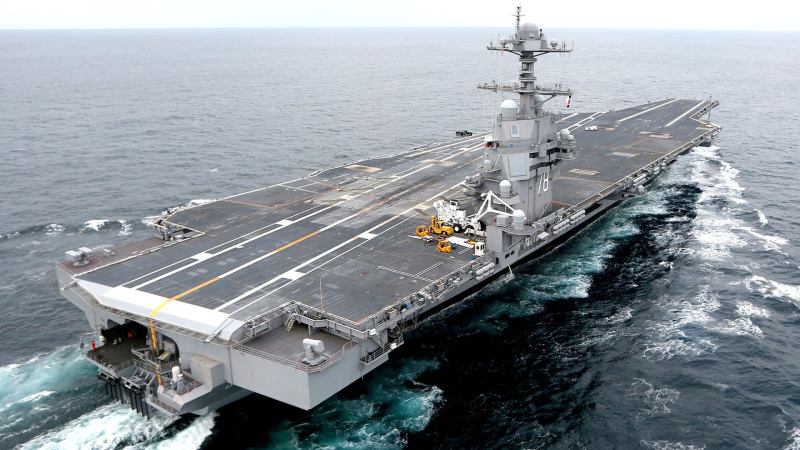 U.S. Navy’s Troubled New Aircraft Carrier Delayed Again As Propulsion Issues Arise