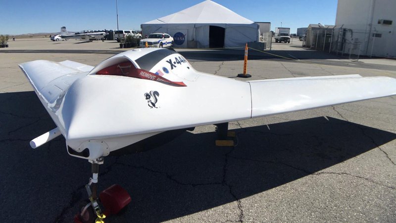 Exclusive Photos: Lockheed Skunk Works’ X-44A Flying Wing Drone Breaks Cover